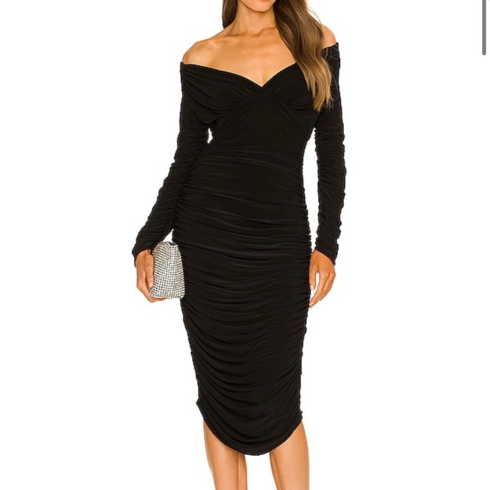 Norma Kamali Tara dress in black - worn once!